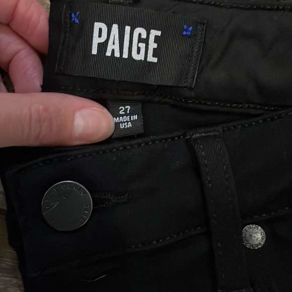 Paige verdugo black slanted ankle jean - Picture 2 of 7